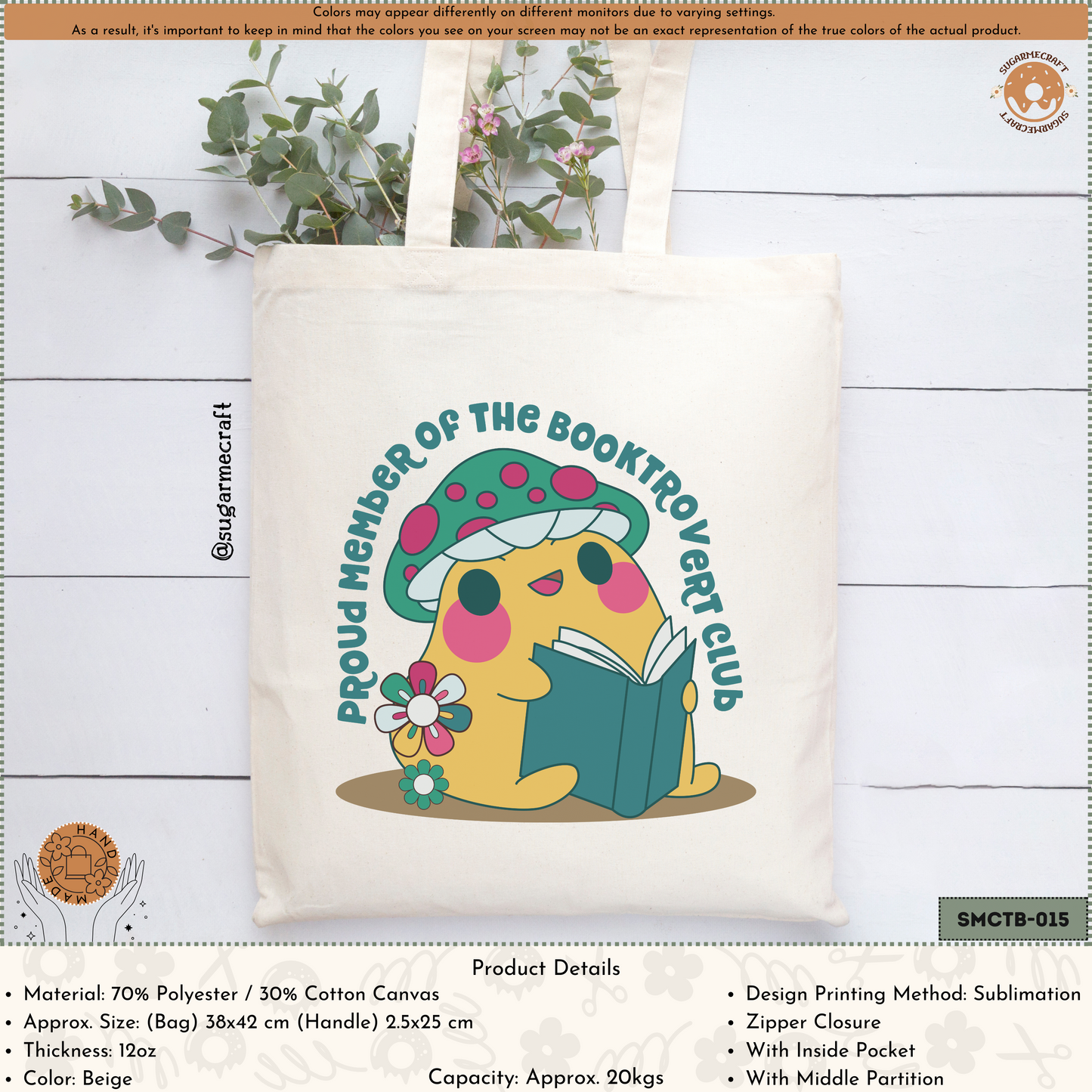 Bookish Tote Bag - Booktrovert Club