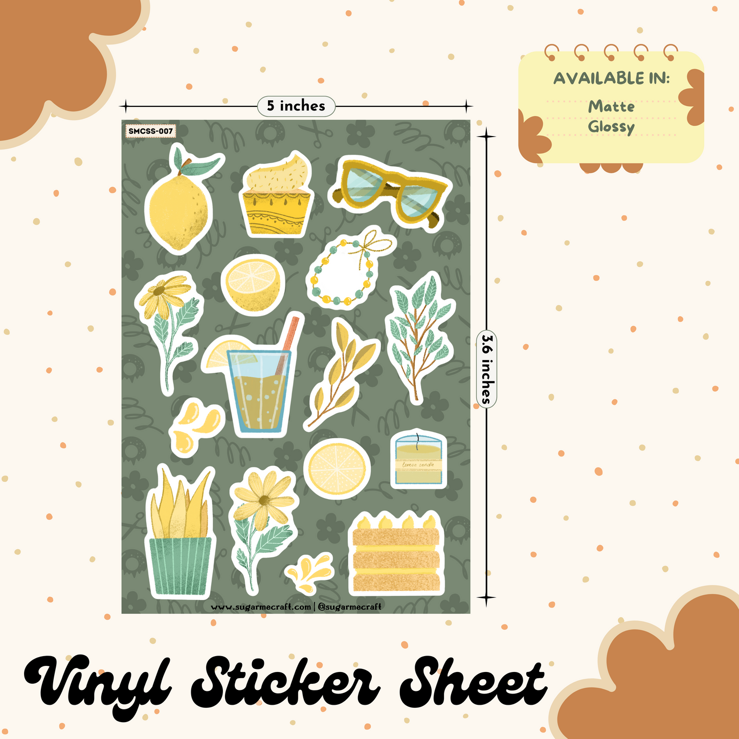 Sticker Sheet - Lemonade