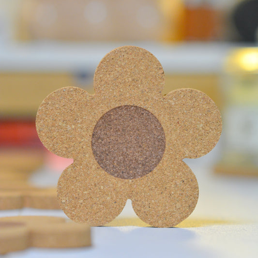 Flower Cork Coaster