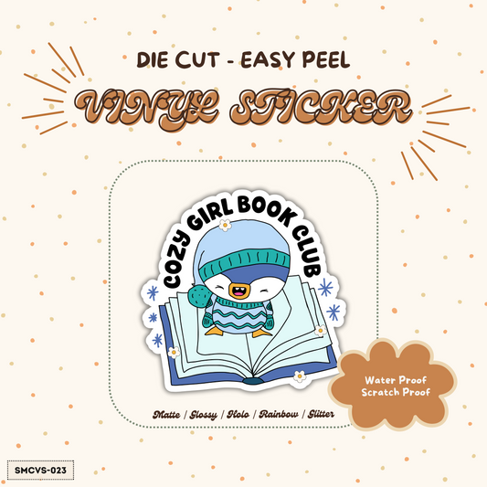 Vinyl Sticker - Cozy Girl Book Club